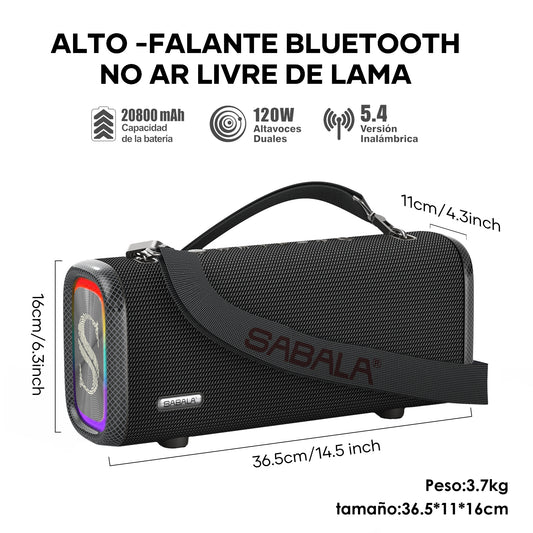Sabala DR-908 PRO Bluetooth Speaker 120w 20800mah IPX6 110v/220v