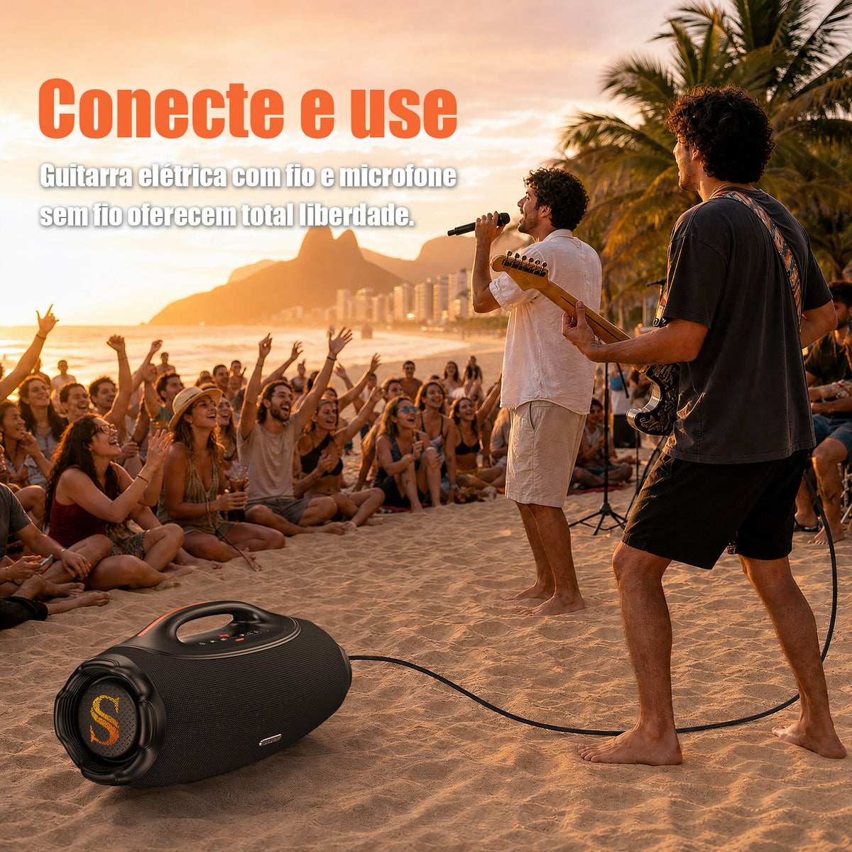 SABALA DR-500 Caixa de Som Bluetooth Portátil