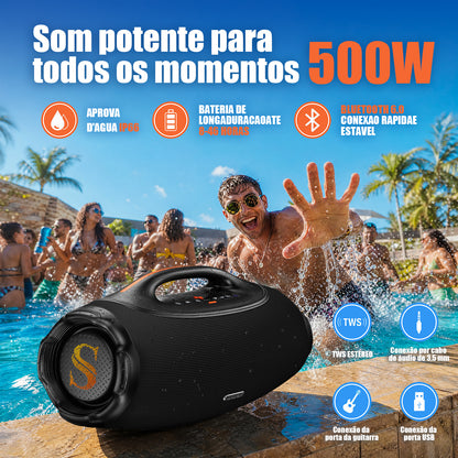 SABALA DR-500 Caixa de Som Bluetooth Portátil