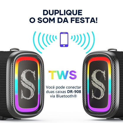 Sabala DR-908 Caixa De Som Bluetooth 120w 20800mah IPX5 110v/220v