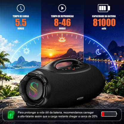 SABALA DR-500 Caixa de Som Bluetooth Portátil