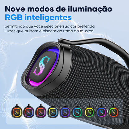 Sabala DR-300 Caixa De Som Bluetooth 200W, 39000mAh, IP66 Com LED